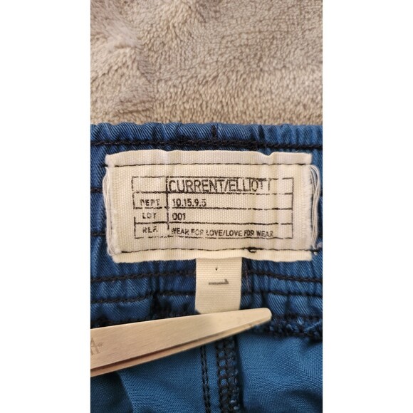 Current/Elliot Blue Camo Drawstring Pants - Picture 3 of 4